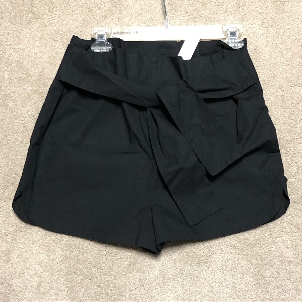 Kate spade paper bag high waist shorts black bow